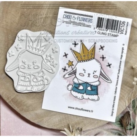 CHOU & FLOWERS TAMPON CLING DOUDOU PRINCESSE "Victoria Street"