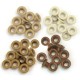WE R MEMORY KEEPERS Standard eyelets - BROWN 60 pces