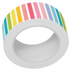 LAWN FAWN WASHI TAPE VERTICAL RAINBOW STRIPES
