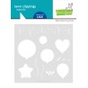 LAWN FAWN STENCIL BALLOONS