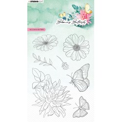 Studio Light BLOOMING BUTTERFLY - CLEAR STAMP