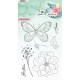 Studio Light BLOOMING BUTTERFLY - CLEAR STAMP BIRTHDAY BUTTERFLY