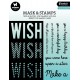 Studio Light WISH SENTIMENTS Essentials - Mask & Stamp