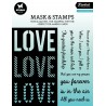Studio Light LOVE SENTIMENTS Essentials - Mask & Stamp