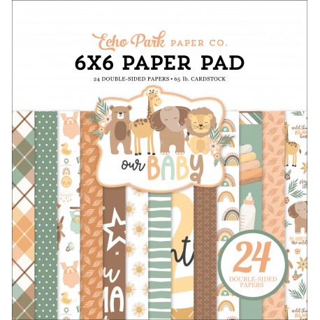 ECHO PARK PAPER OUR BABY 6x6 Paper Pad 15x15cm