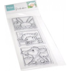 Marianne Design • clear stamps PEEKABOO'S SPRING ANIMALS