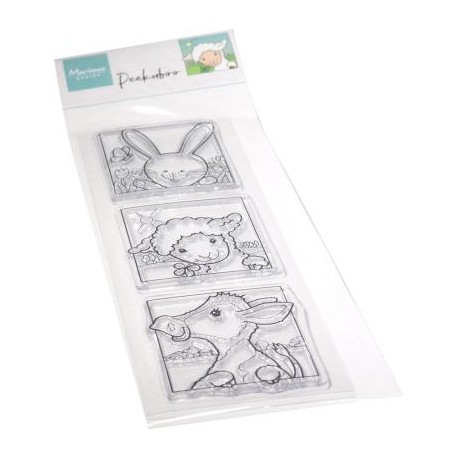 Marianne Design • clear stamps PEEKABOO'S SPRING ANIMALS