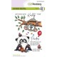 CRAFTEMOTIONS Clear Stamps KOALA AND PANDA A6