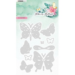 Studio Light BLOOMING BUTTERFLY - CUTTING DIES - FLY FLY BUTTERFLY