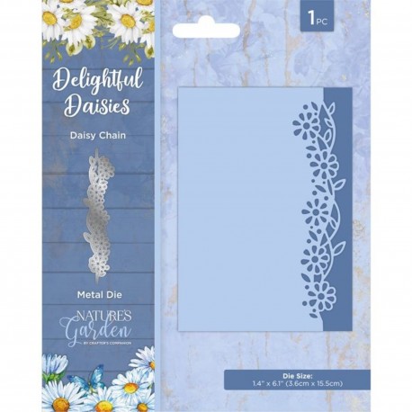 CRAFTERS COMPANION "DELIGHTFUL DAISIES" DIE DAISY CHAIN