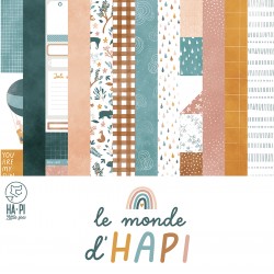 HA-PI Collection LE MONDE D'HAPI, 30,5 x 30,5cm