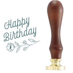 SPELLBINDERS Sweet Happy Birthday Wax Seal Stamp