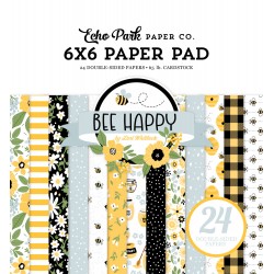 ECHO PARK PAPER BEE HAPPY 6x6 Paper Pad 15x15cm
