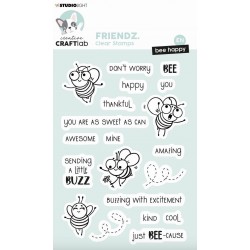 Studio Light CREATIVE CRAFTLAB CLEAR STAMPS BEE HAPPY