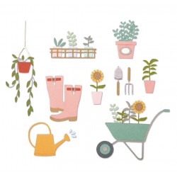Sizzix • Thinlits Die Set 23PK Garden Shed by Sophie Guilar