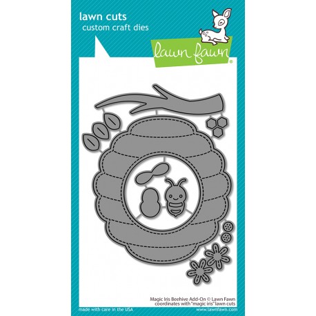 LAWN FAWN DIES - MAGIC IRIS BEEHIVE ADD-ON DIES