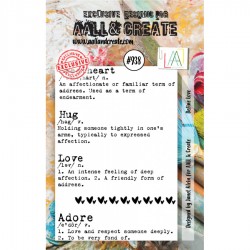 AALL AND CREATE STAMP CLEAR - DEFINE LOVE