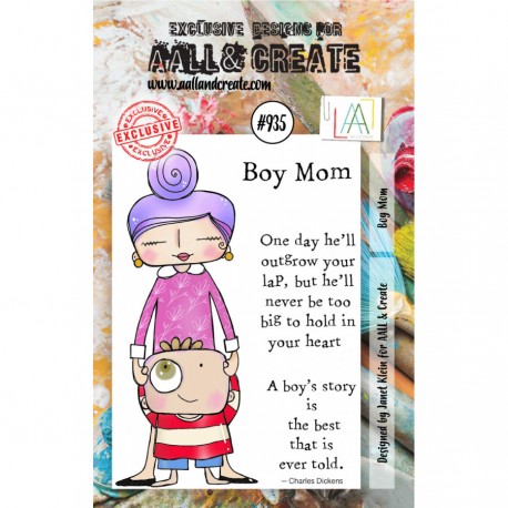 AALL AND CREATE STAMP CLEAR - BOY MUM