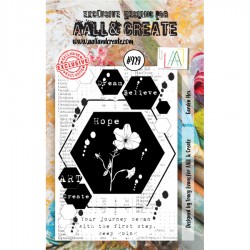AALL AND CREATE STAMP CLEAR - GARDEN HEX