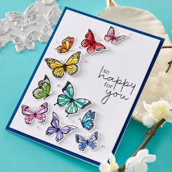 BETTERPRESS Butterfly Swirl Press Plate & Die Set