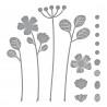 SPELLBINDERS Sealed BLOOMING STEMS etched Dies