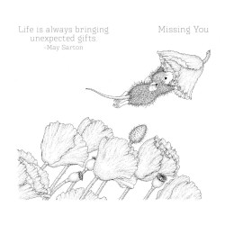 SPELLBINDERS - HOUSE MOUSE POPPING BY CLING STAMP