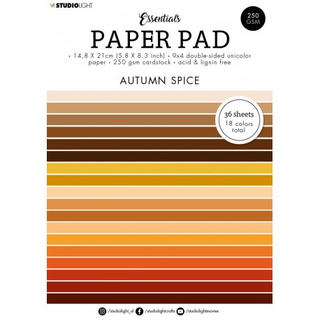 Studio Light Paper pad Essentials AUTUMN SPICE 101
