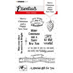 Studio Light Stamp Christmas Essentials -MERRY CHRISTMAS