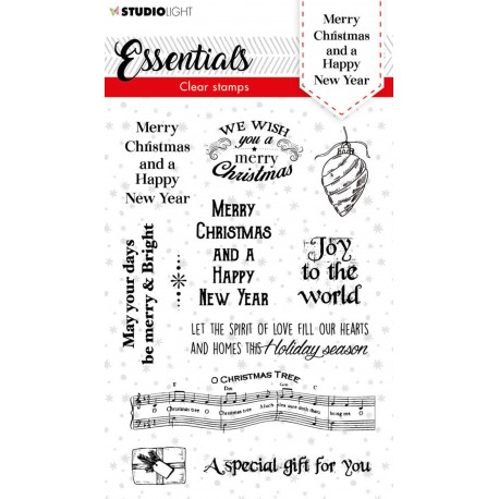 Studio Light Stamp Christmas Essentials -MERRY CHRISTMAS