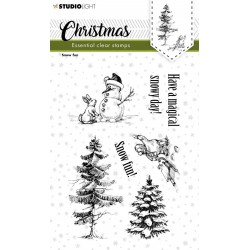 Studio Light Stamp Christmas Snow Fun Essentials Clear Stamps