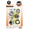 Studio Light Stamp Christmas Elements Grunge Stamps