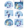 MARIANNE D DECOUPAGE SHEET By Hetty's Snoesjes SNOWFUN-