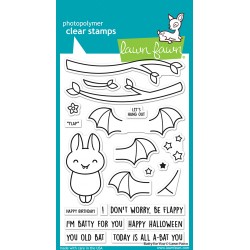 LAWN FAWN CLEAR STAMPS - BATTY FOR YOU