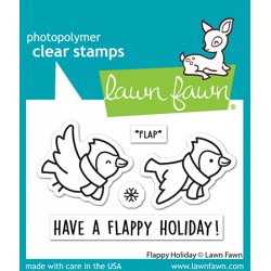 LAWN FAWN CLEAR STAMPS - FLAPPY HOLIDAY