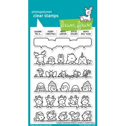 LAWN FAWN CLEAR STAMPS - SIMPLY CELEBRATE WINTER CRITTERS