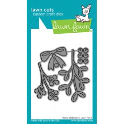 LAWN FAWN DIES - MERRY MISTLETOE