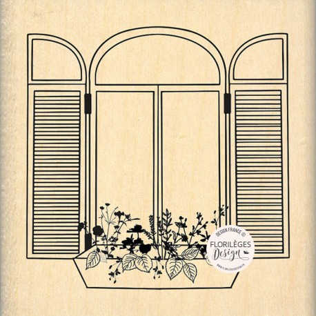 FLORILEGES DESIGN TAMPON BOIS A MA FENETRE "HERBARIUM"
