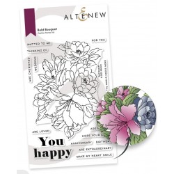 ALTENEW BOLD BOUQUET CLEAR STAMPS