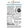 ALTENEW MANY THANKS CLEAR STAMPS