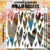 AALL AND CREATE STENCIL - 156 ELONGATED HEARTS