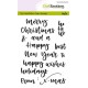 CraftEmotions clearstamps A6 - handletter - words xmas small (Eng)