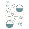 HA-PI DIES ETOILES ET COEURS "MAGIC MOMENTS"