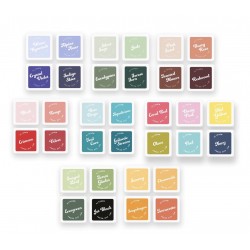 Colorful Charisma Fresh Dye Ink Mini Cube Bundle 34 PCS