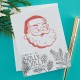 BETTERPRESS HOLLY JOLLY SANTA PLATE