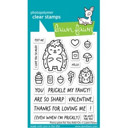 LAWN FAWN CLEAR STAMPS - PORCU-PINE FOR YOU ADD-ON