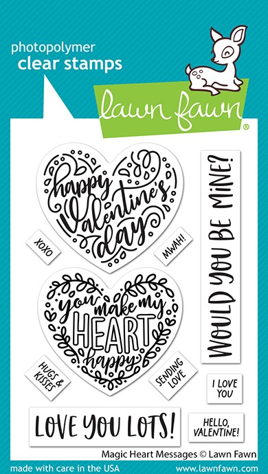 Lawn Fawn - Clear Stamps - All My Heart