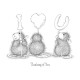 SPELLBINDERS - HOUSE MOUSE WE HEART YOU CLING STAMP