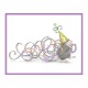 SPELLBINDERS - HOUSE MOUSE PARTY STREAMERS CLING STAMP