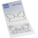 Marianne D Clear Stamp & die set STICK & WOLKE RABBITS FRIENDS