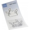 Marianne D Clear Stamp & die set STICK & WOLKE FROG